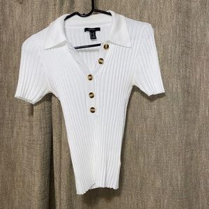 Forever 21 White Bottom Top